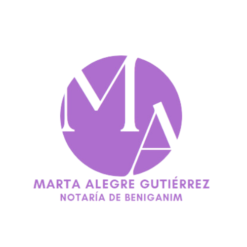 Logo Notaría Marta Alegre Gutiérrez